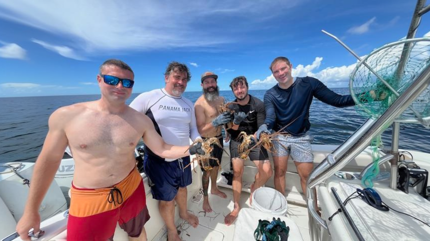 Florida lobster diving excursion with Capt. Kevin
